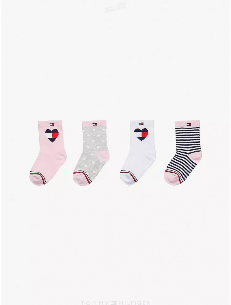 Tommy Hilfiger Babies' Sock 4-Pack Socks Multi | 6403-CPANZ