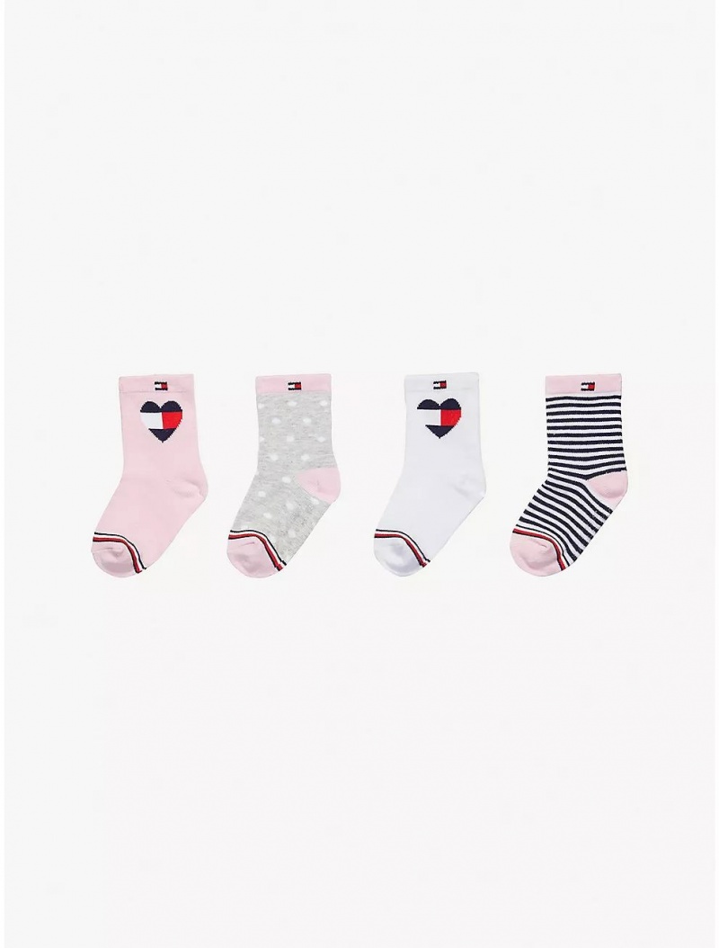 Tommy Hilfiger Babies\' Sock 4-Pack Socks Multi | 6403-CPANZ