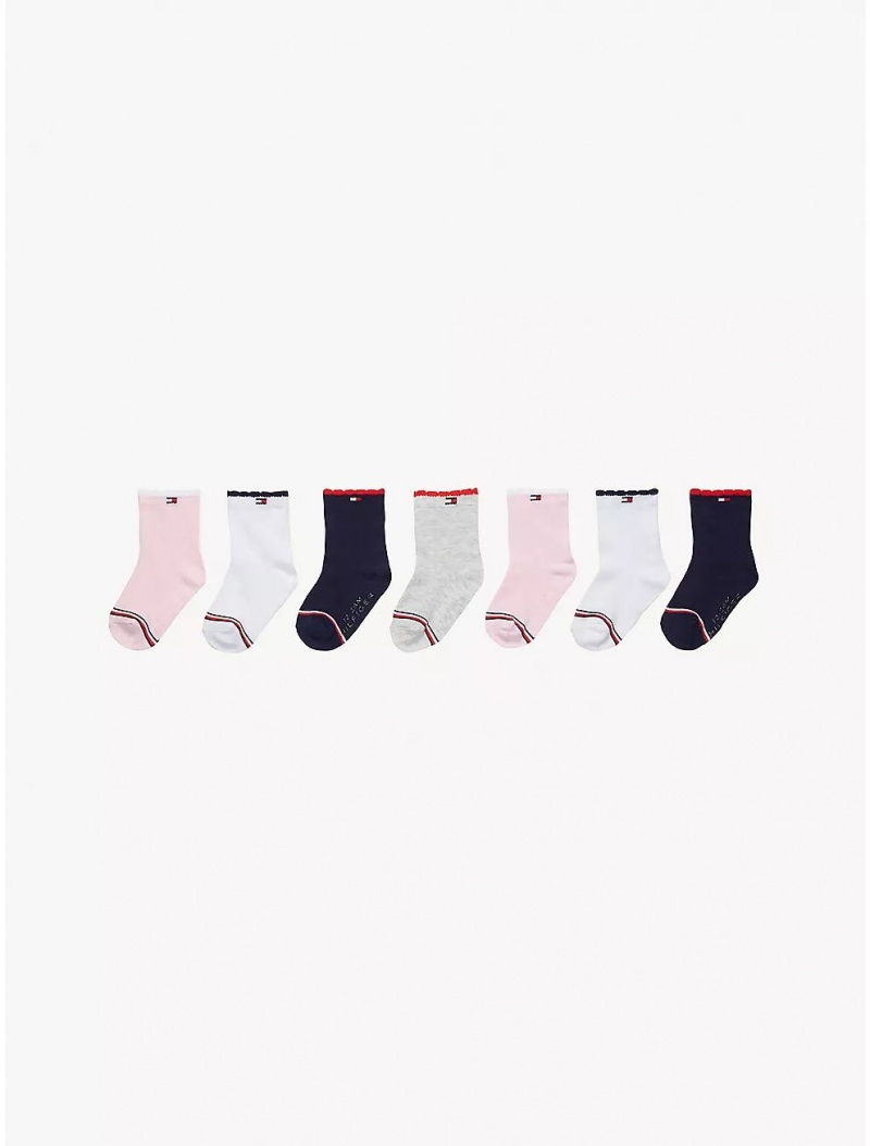 Tommy Hilfiger Babies\' Sock 7-Pack Socks Multi | 9624-JSOWV