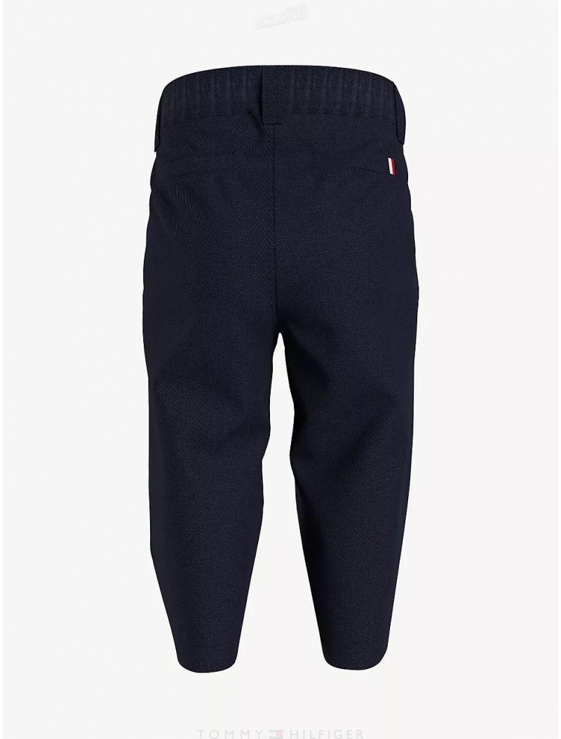 Tommy Hilfiger Babies' Solid Chino Pants Desert Sky | 2307-UGBSV