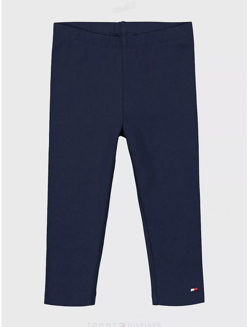 Tommy Hilfiger Babies' Solid Legging Pants Cobalt Sapphire | 6940-HWIST