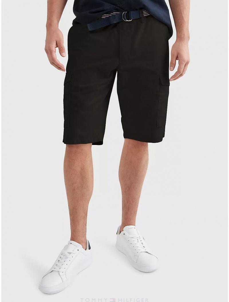 Tommy Hilfiger Belted Cargo Short Pants & Shorts Dark Sable | 5976-YPCGH