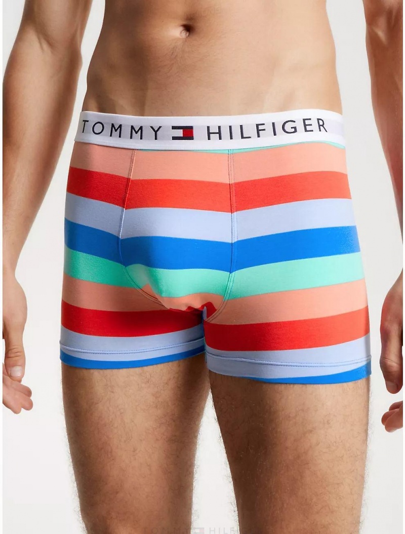 Tommy Hilfiger Bold Stripe Stretch Trunk Underwear Muw Bold Stripe Multi | 7359-AWVDM