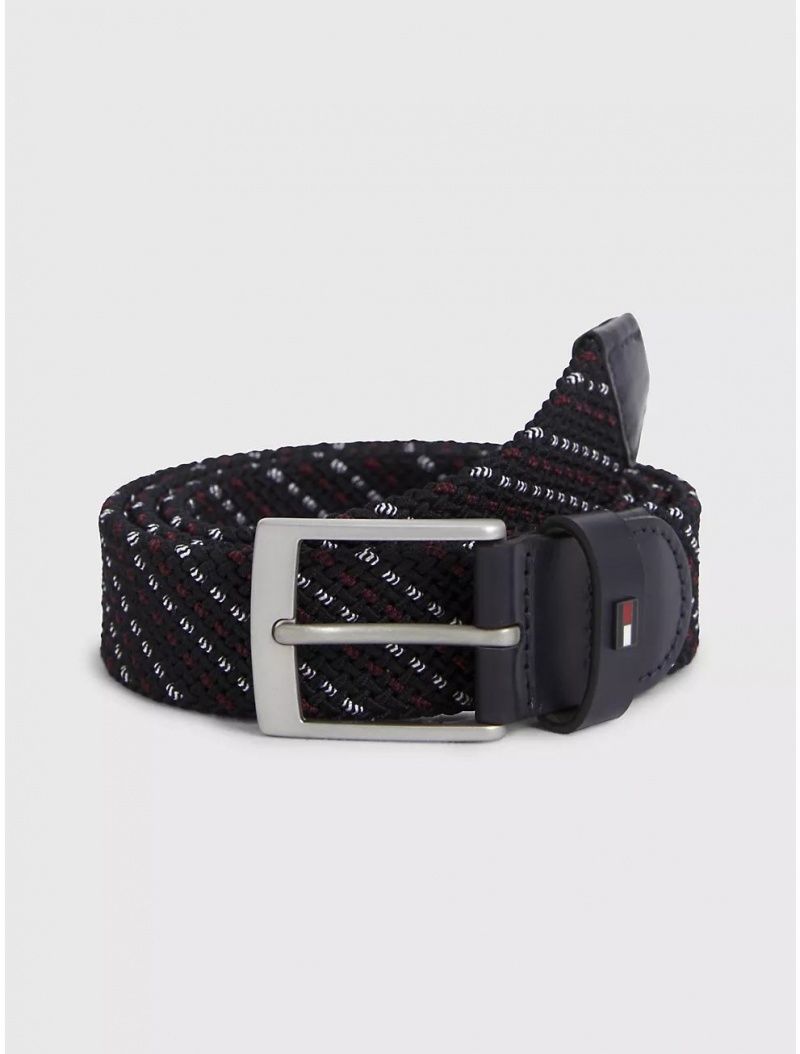 Tommy Hilfiger Braided Stretch Belt Belts Corporate | 4962-MQUJI