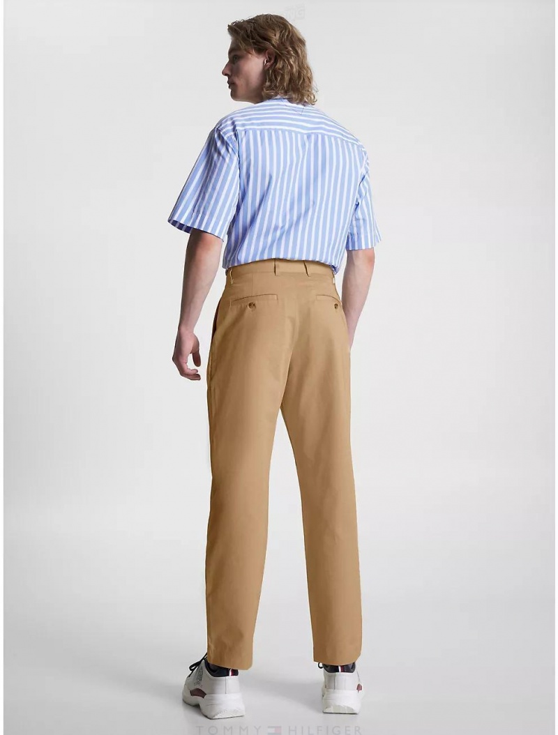 Tommy Hilfiger Chino Trouser Pants Classic Beige | 8027-LGEBT