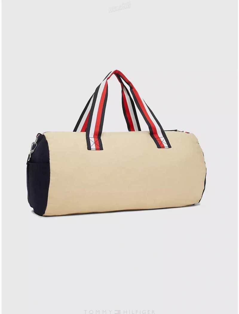 Tommy Hilfiger Classic Duffle Bag Bags Khaki | 7063-VGPUW