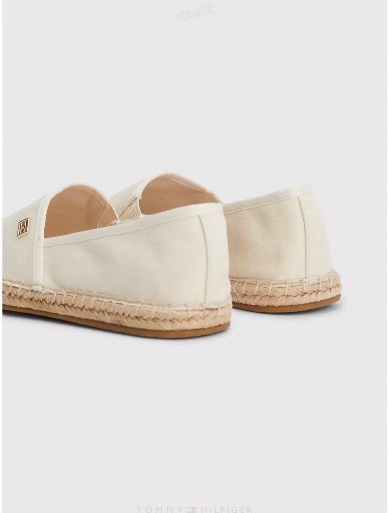 Tommy Hilfiger Classic Espadrille Shoes Sugarcane | 5126-DILAQ