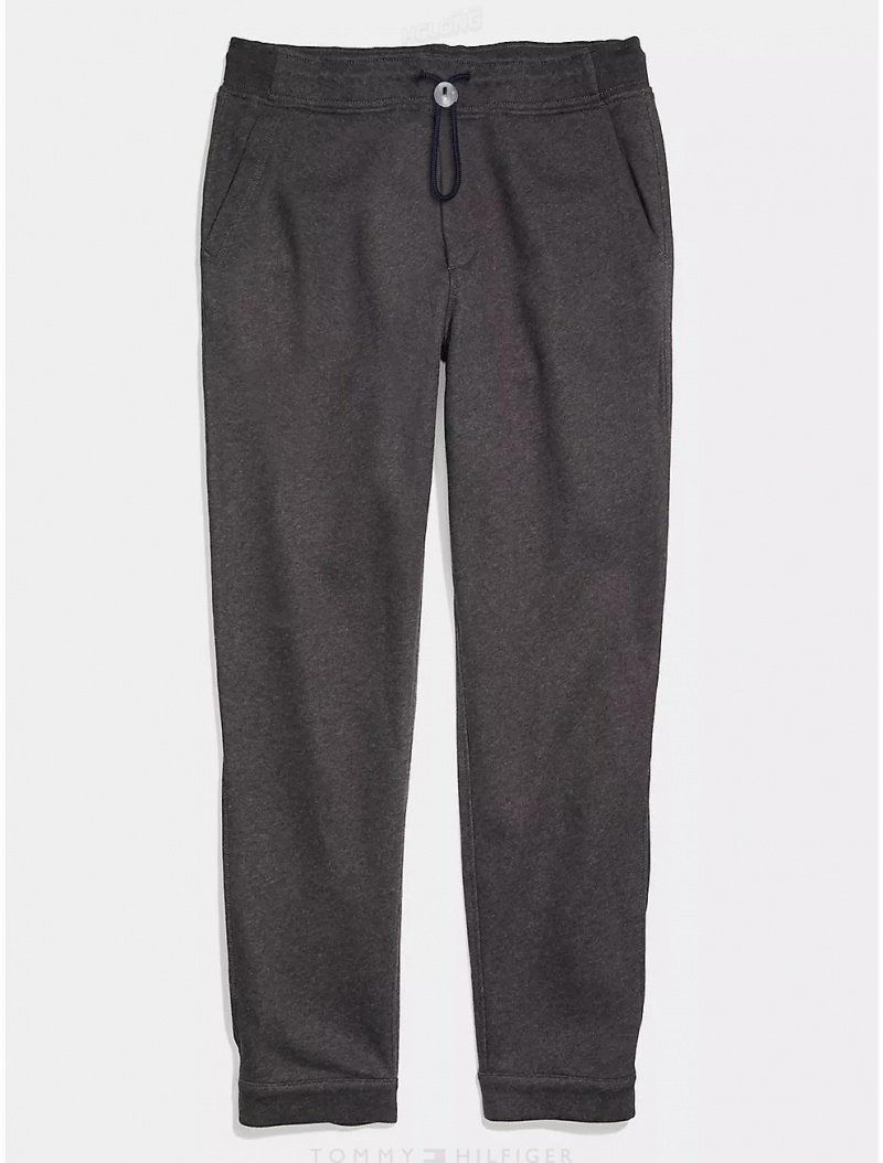 Tommy Hilfiger Classic Sweatpant Bottoms Charcoal Grey Heather | 6437-WDYJG