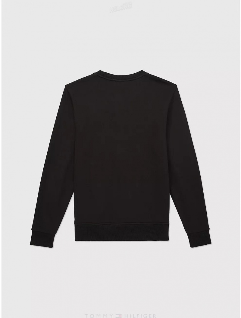 Tommy Hilfiger Classic Sweatshirt Tops Dark Sable | 3149-ISCVH