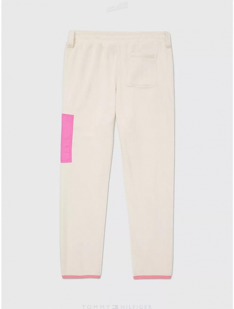 Tommy Hilfiger Colorblock Sweatpant Bottoms Western Khaki | 2897-UGTPX