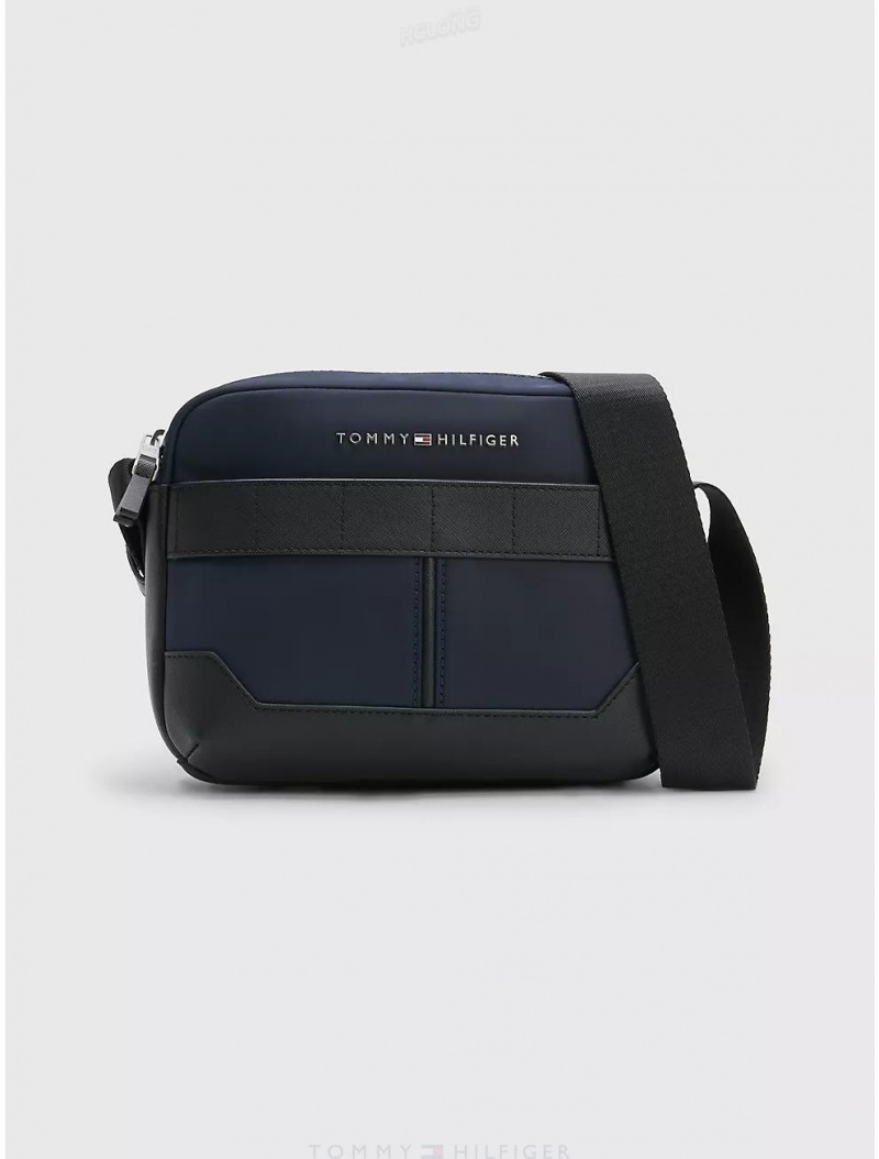 Tommy Hilfiger Commuter Nylon Camera Bag Bags Space Blue | 3678-ZGSXQ