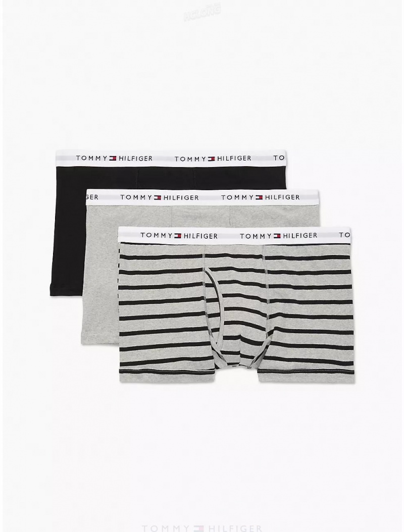 Tommy Hilfiger Cotton Classics Trunk 3-Pack Underwear Night | 6071-LREKM