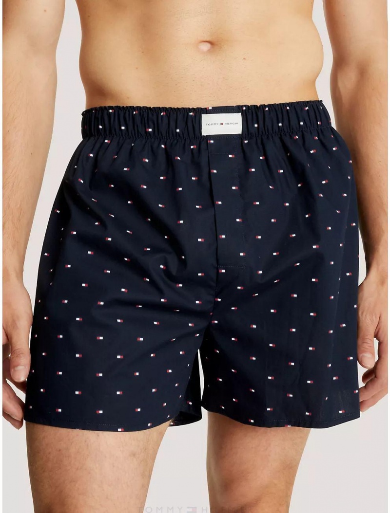 Tommy Hilfiger Cotton Classics Woven Boxer 3-Pack Underwear Multi | 7046-LIDEN