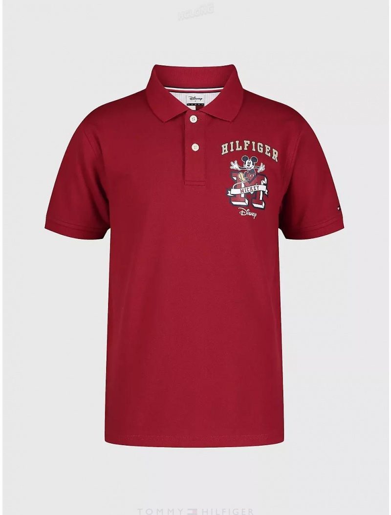 Tommy Hilfiger DISNEYxTOMMY Little Kids' Polo DISNEYxTOMMY Regatta Red | 5418-CIGMQ