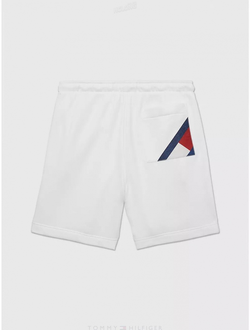 Tommy Hilfiger DISNEYxTOMMY Sweatshort Bottoms Optic White TH | 5174-XAQLJ