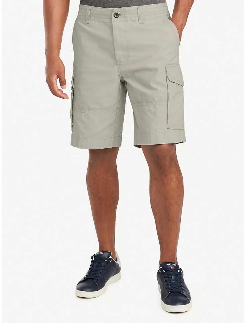 Tommy Hilfiger Essential Cargo Short Pants & Shorts Stone | 3458-NZXUW