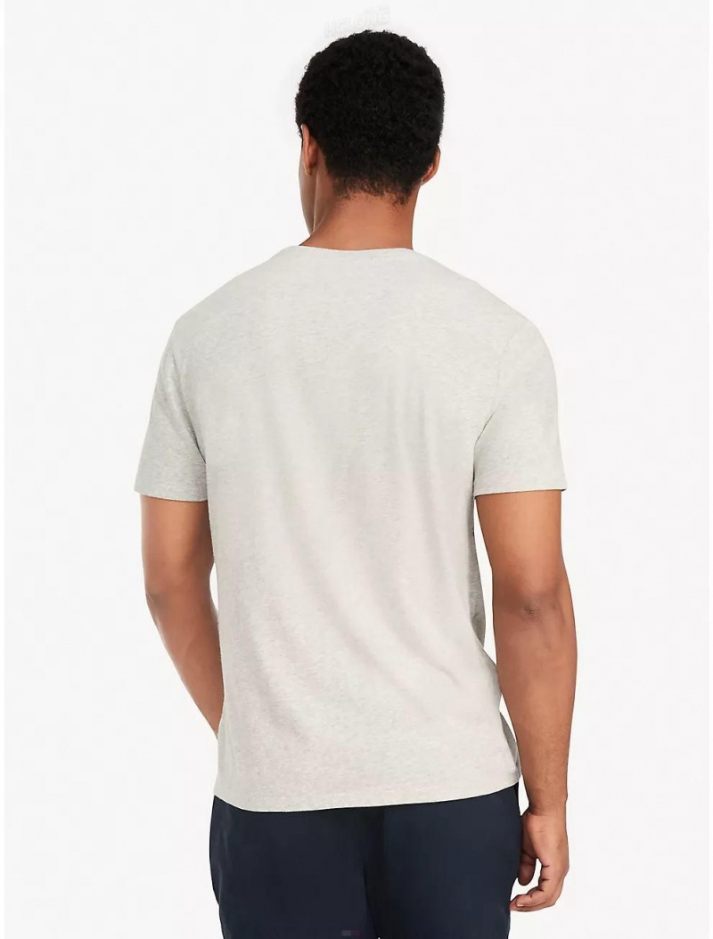 Tommy Hilfiger Essential Classic Pocket T-Shirt T-Shirts Light Grey Heather | 8249-BHMRK