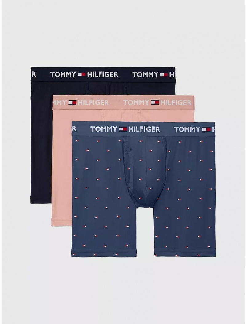 Tommy Hilfiger Everyday Micro Boxer Brief 3-Pack Underwear New Blue | 2986-TFWCH