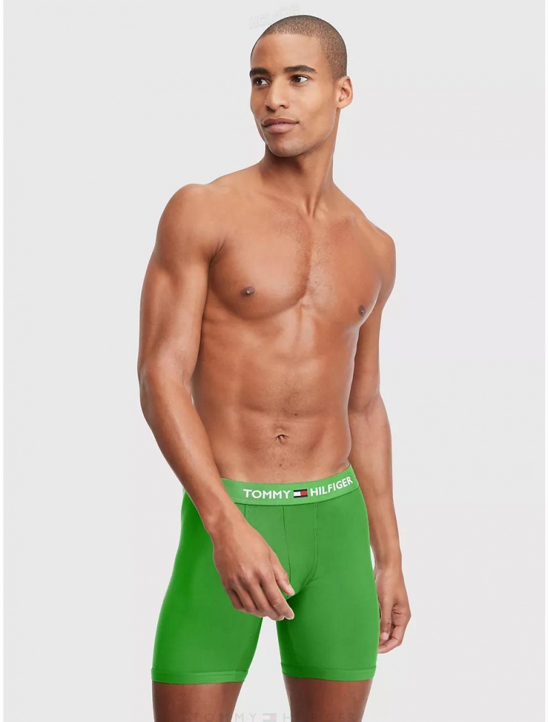 Tommy Hilfiger Everyday Micro Boxer Brief 3-Pack Underwear Lime | 6527-NXEZI