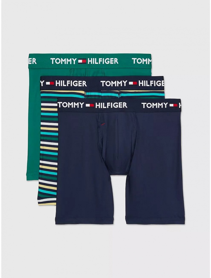 Tommy Hilfiger Everyday Micro Boxer Brief 3-Pack Underwear Field | 4125-BITKH