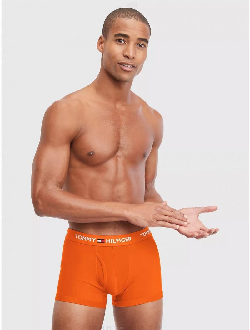 Tommy Hilfiger Everyday Micro Trunk 3-Pack Underwear Persimmon | 7692-GCSQF