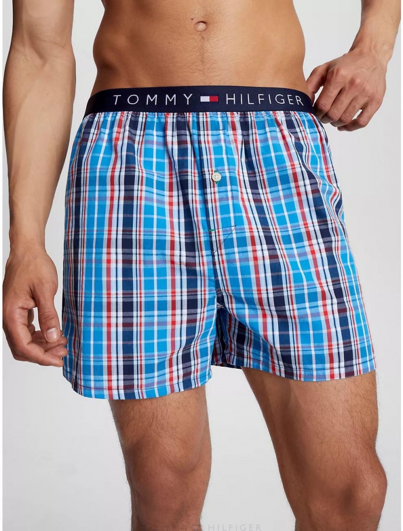 Tommy Hilfiger Fashion Woven Boxer Underwear ENGLISH BLUE | 9041-DSHWB