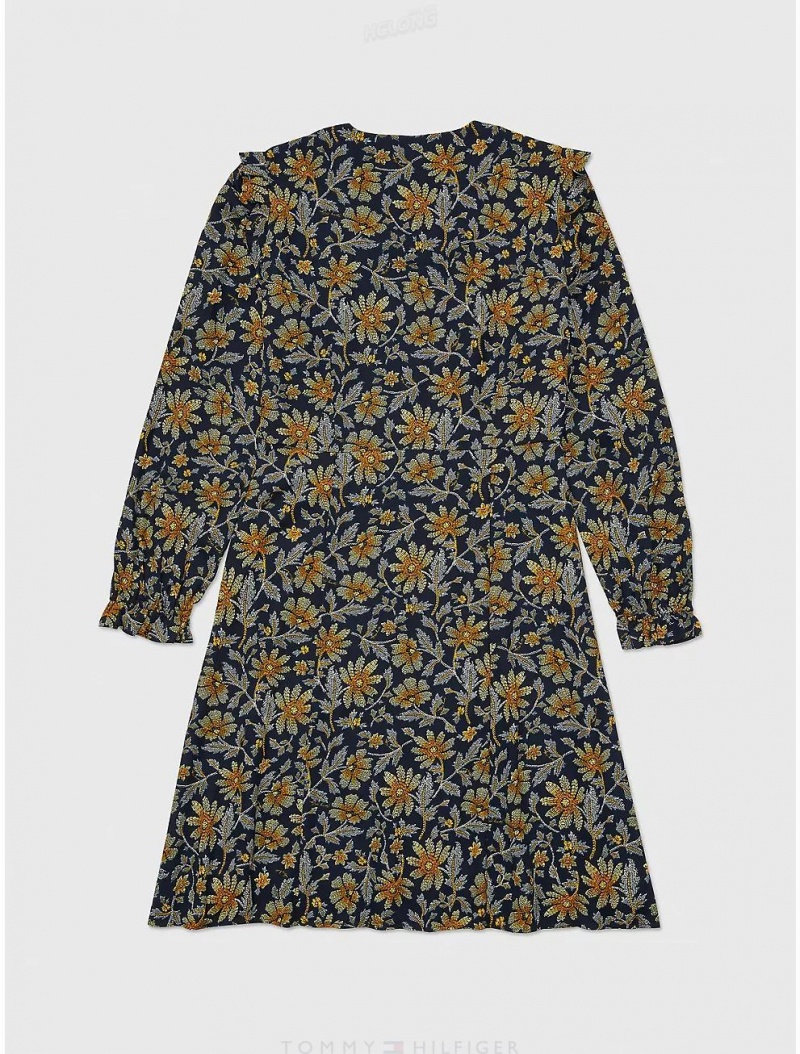 Tommy Hilfiger Floral Dress Dresses & Skirts Amber Glow multi | 3420-HGTWO