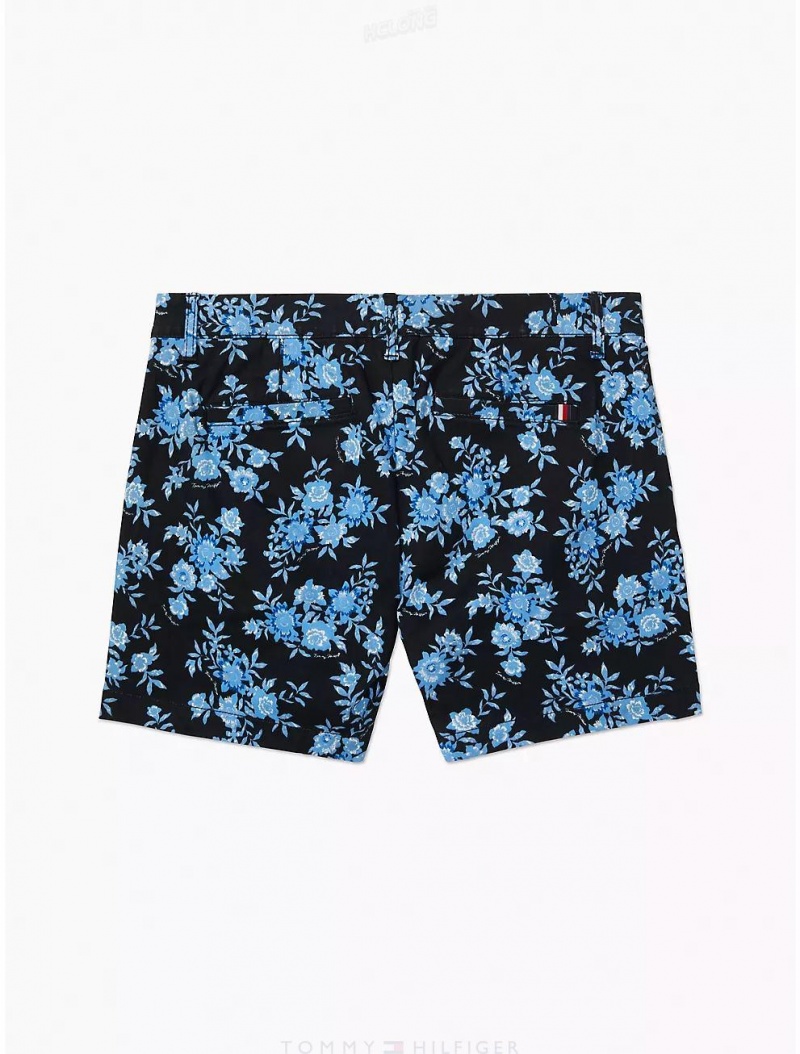 Tommy Hilfiger Floral Short Bottoms BLACK/MULTI | 2934-TAWSH