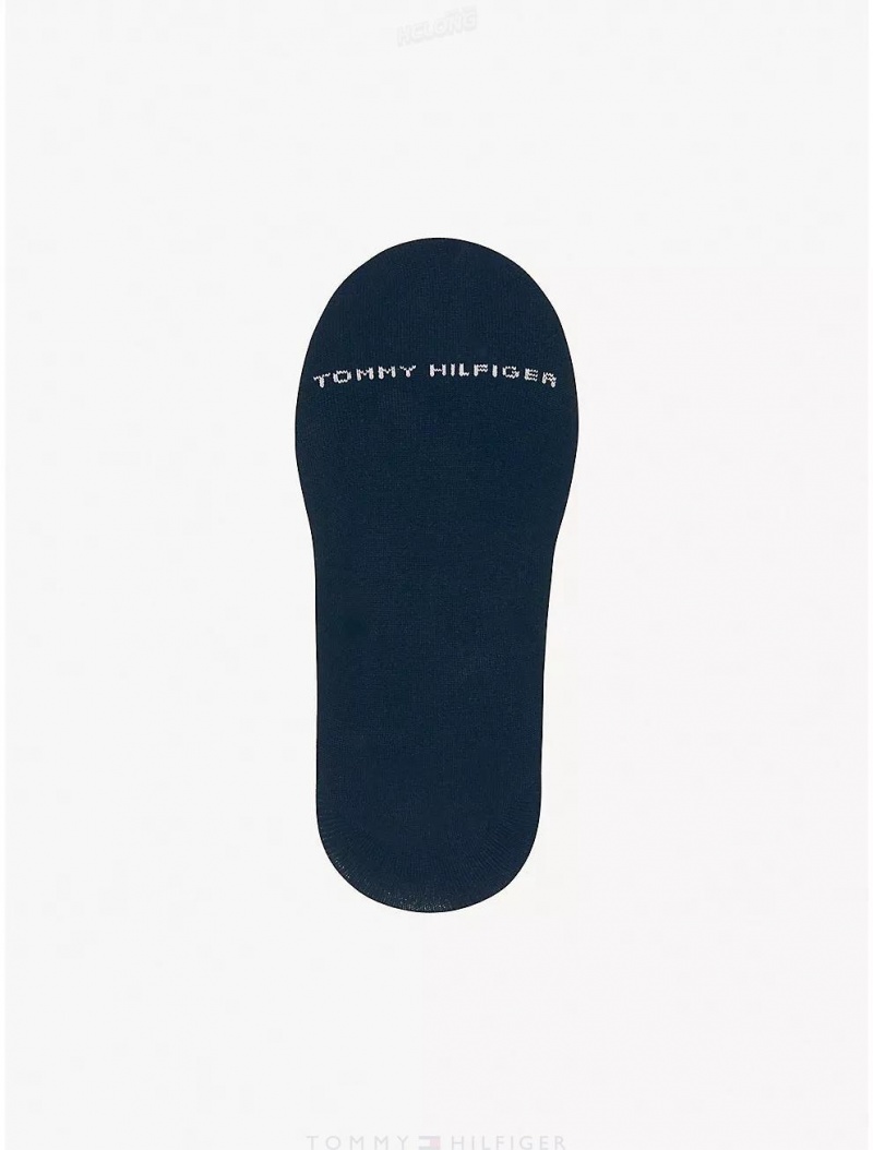 Tommy Hilfiger Footie 2-Pack Socks Navy | 1709-XEOIK