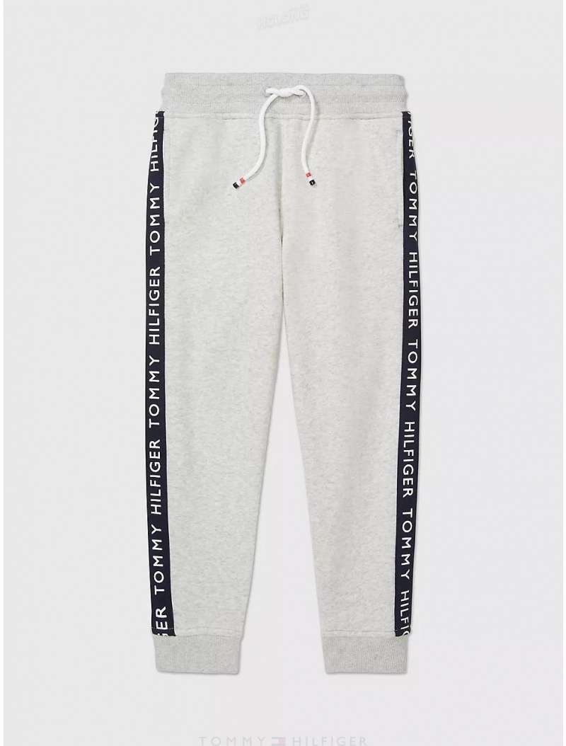 Tommy Hilfiger Glow In The Dark Sweatpant Bottoms Light/Pastel Grey | 2516-AFGIZ