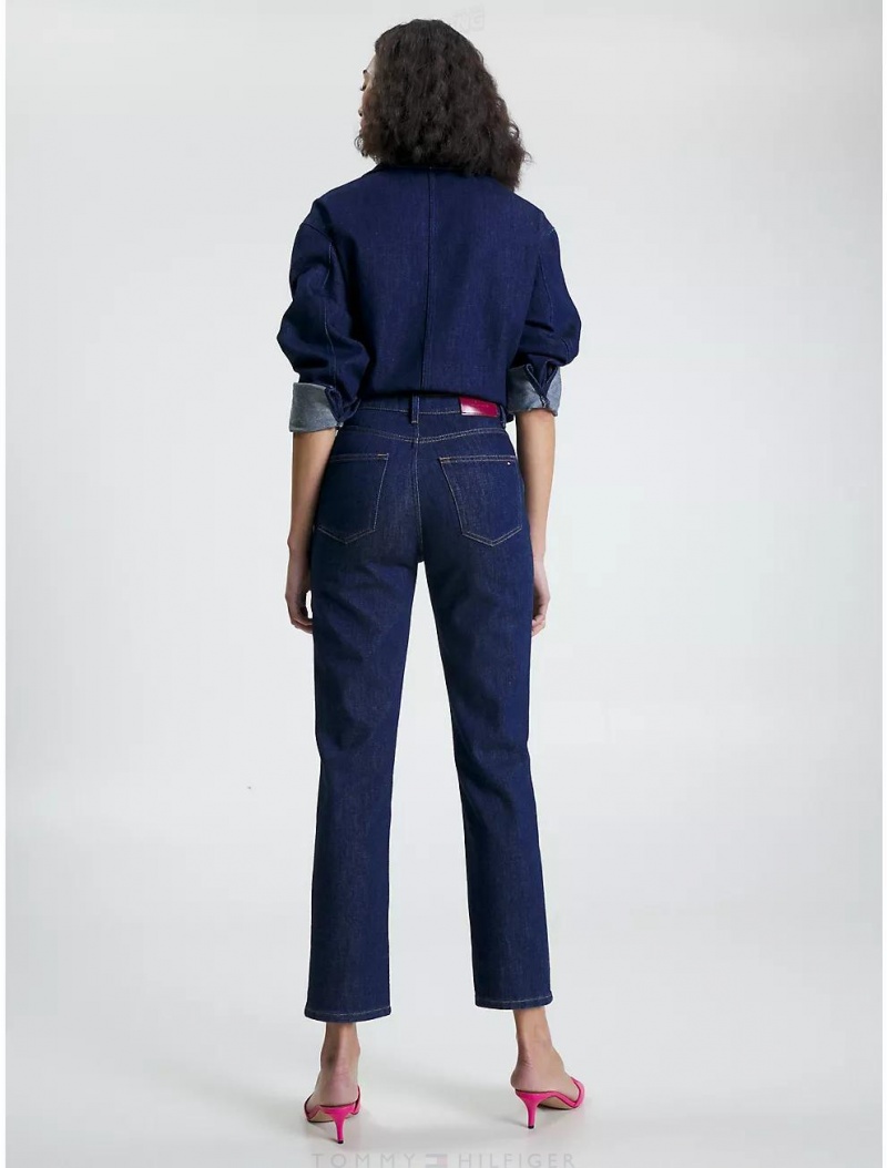 Tommy Hilfiger High-Waist Straight Fit Jean Jeans Nala | 0137-WTUYK