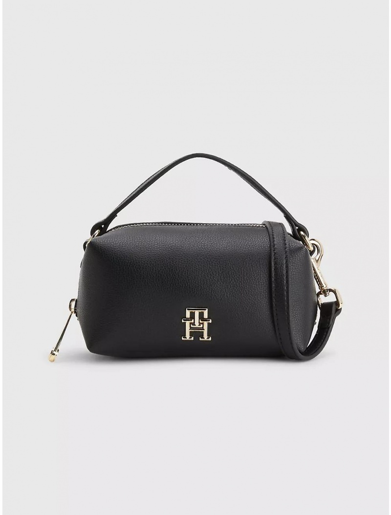 Tommy Hilfiger Hilfiger Crossbody Bag Bags Black | 0172-GDLYO