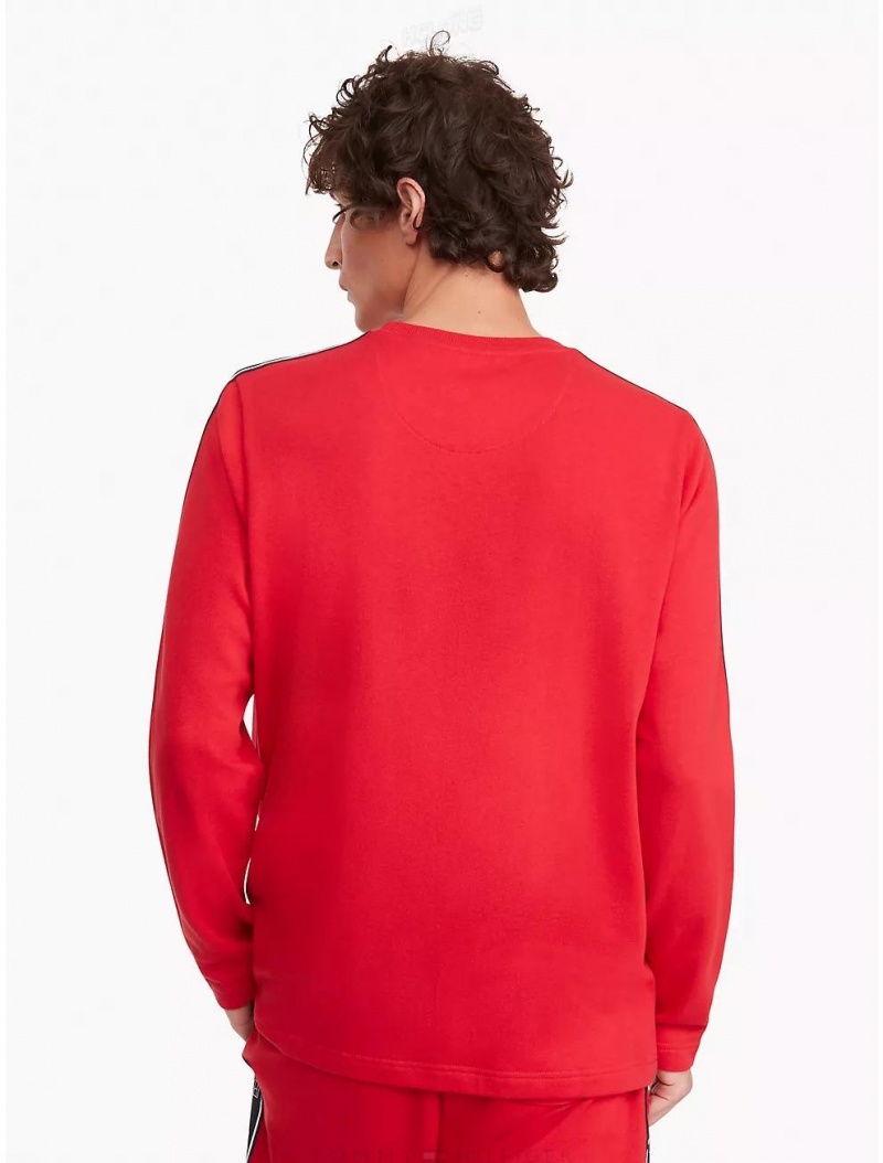 Tommy Hilfiger Hilfiger Sleep Crewneck Sleepwear Primary Red | 8315-ROKSD