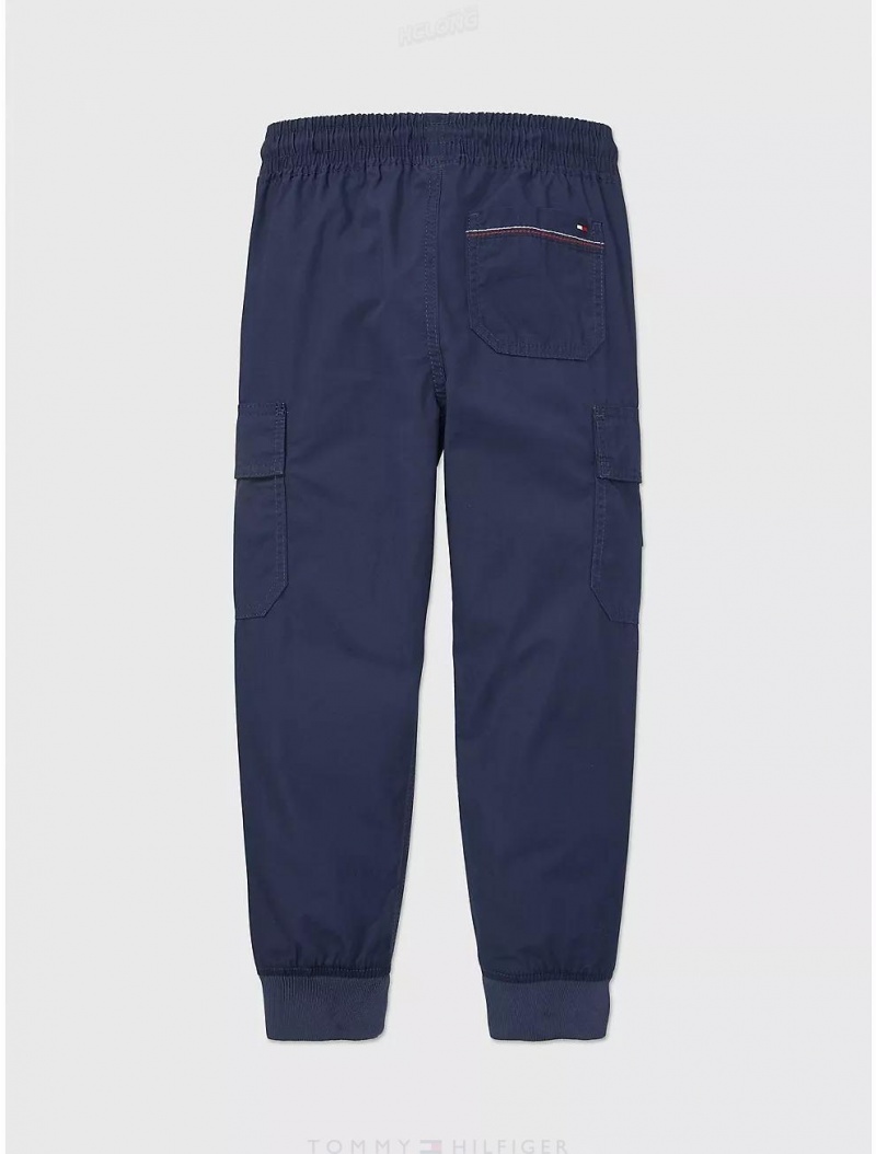 Tommy Hilfiger Kids' Cargo Jogger Pant Pants Cobalt Sapphire | 2675-UTWBC