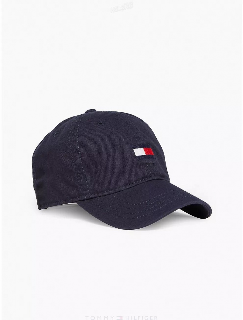 Tommy Hilfiger Kids' Flag Baseball Cap Hats Sky Captain | 0531-NRBSP