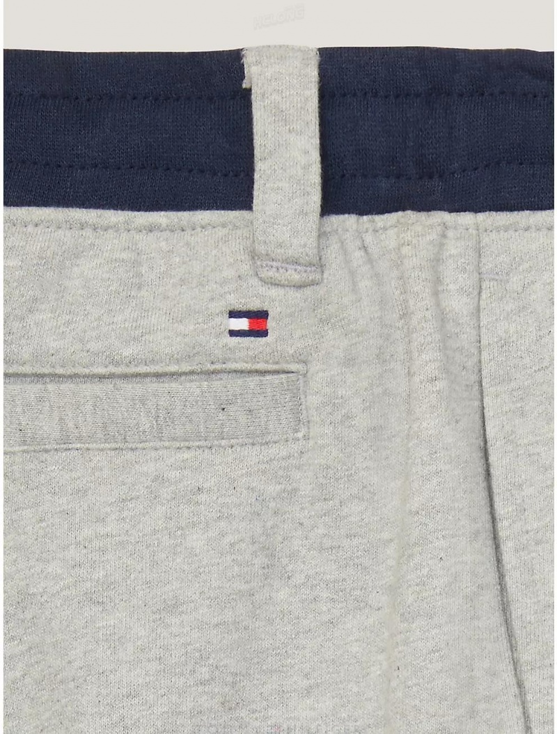 Tommy Hilfiger Kids' Signature Jogger Pants Grey Heather | 5718-WGPXK