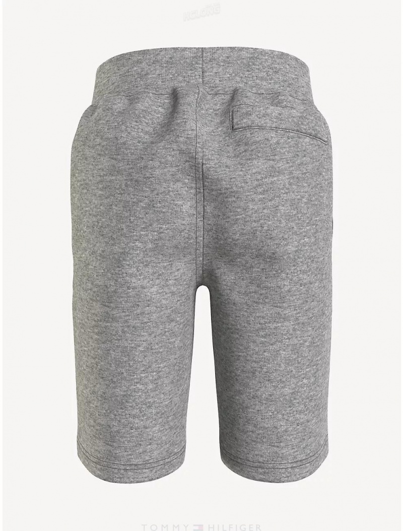 Tommy Hilfiger Kids' Tommy Logo Sweatshort Shorts Grey Heather | 8951-RWPZI