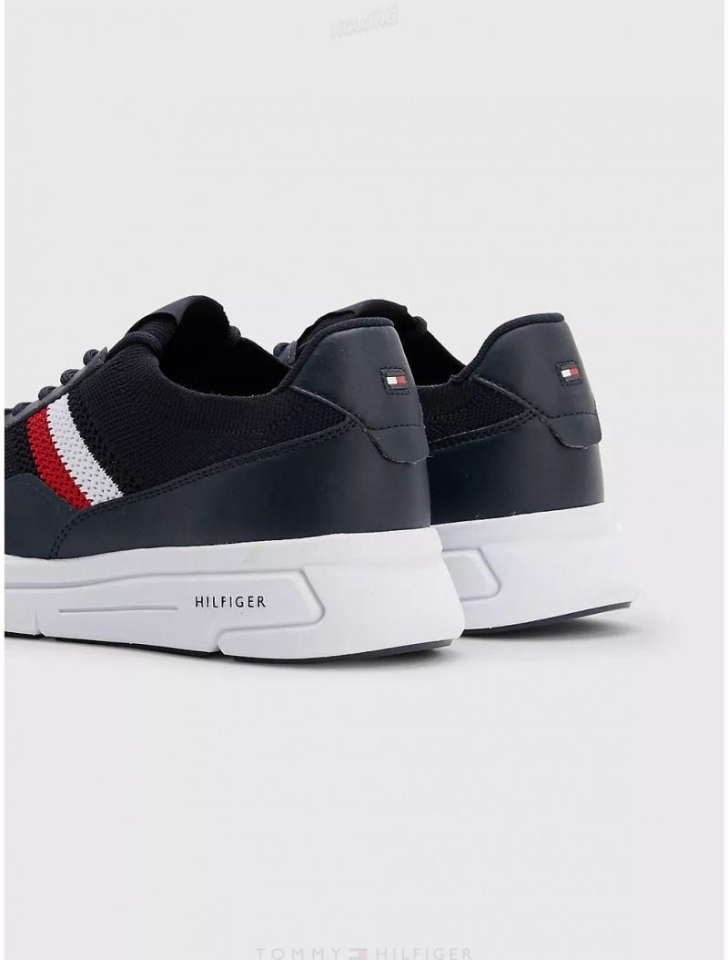 Tommy Hilfiger Lightweight Knit Sneaker Shoes Desert Sky | 9703-KWYSP