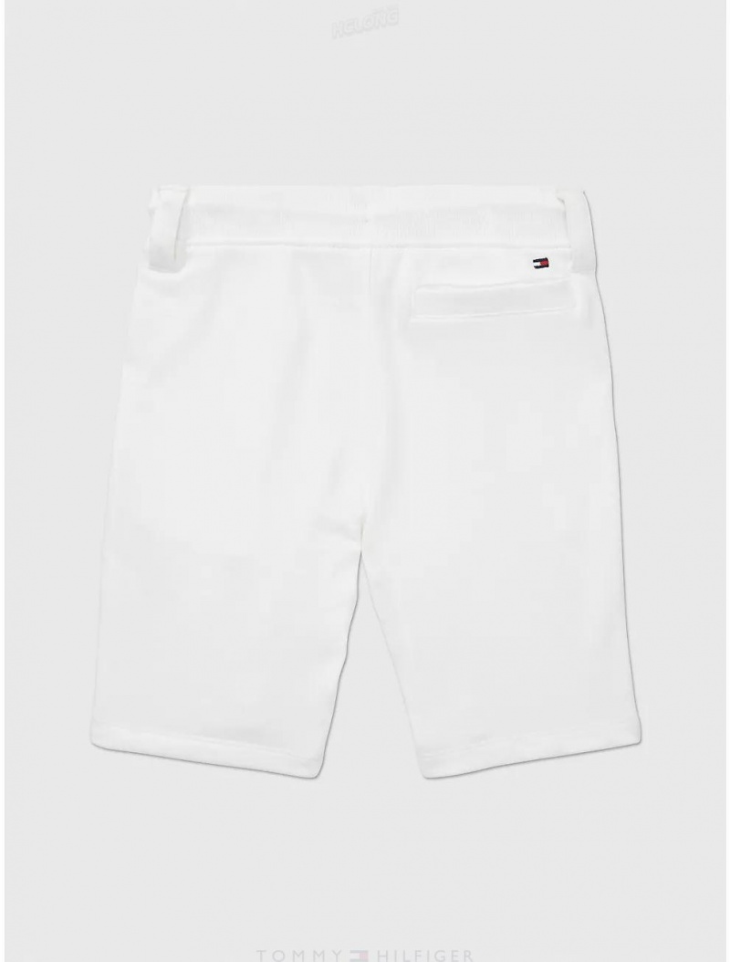 Tommy Hilfiger Logo Short Bottoms Fresh White | 7316-HAIQW