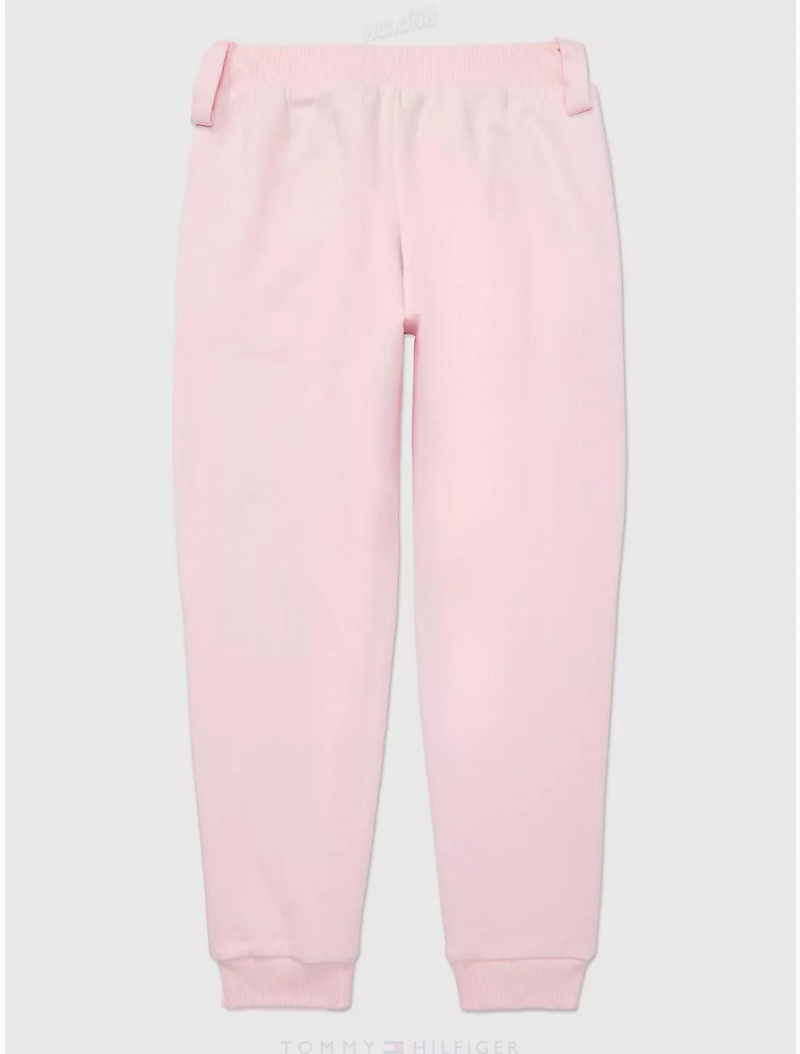 Tommy Hilfiger Logo Sweatpant Bottoms Ballerina | 6857-JYDEP