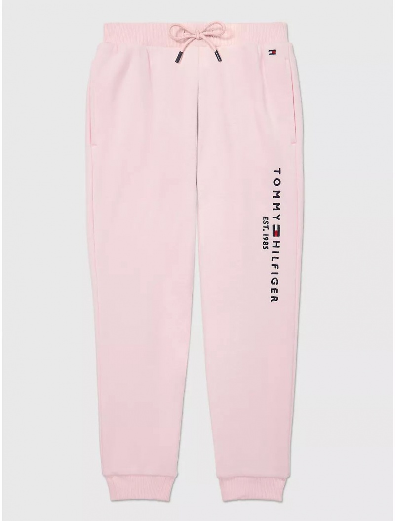 Tommy Hilfiger Logo Sweatpant Bottoms Ballerina | 6857-JYDEP