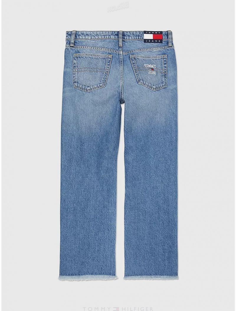 Tommy Hilfiger Loose Fit Jean Bottoms Medium Wash | 2506-BXOVE