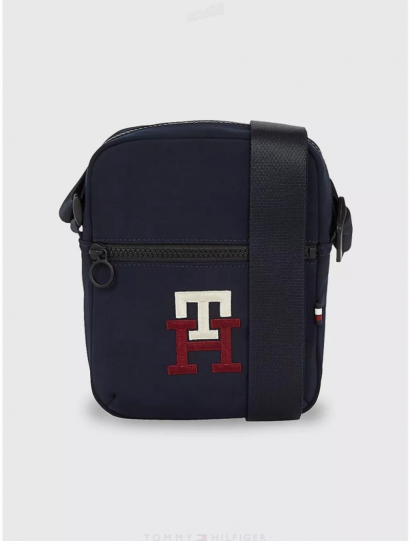 Tommy Hilfiger Mini TH Reporter Bags Space Blue | 7639-VXYLW