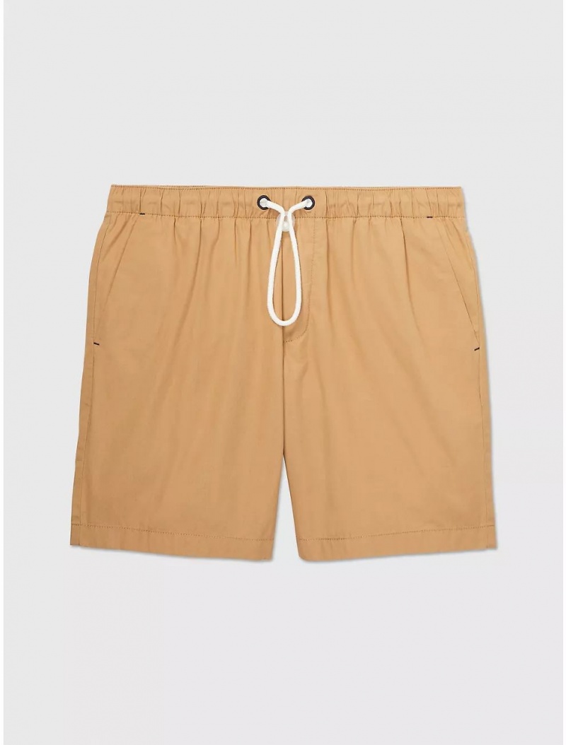 Tommy Hilfiger Pull-On Crew Short Bottoms Safari Canvas | 6894-LEFGX