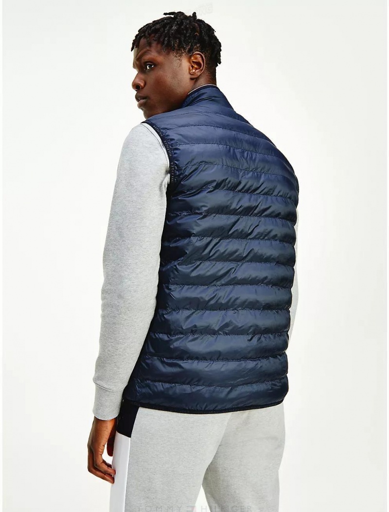 Tommy Hilfiger Recycled Packable Vest Jackets Desert Sky | 7862-RAWOP