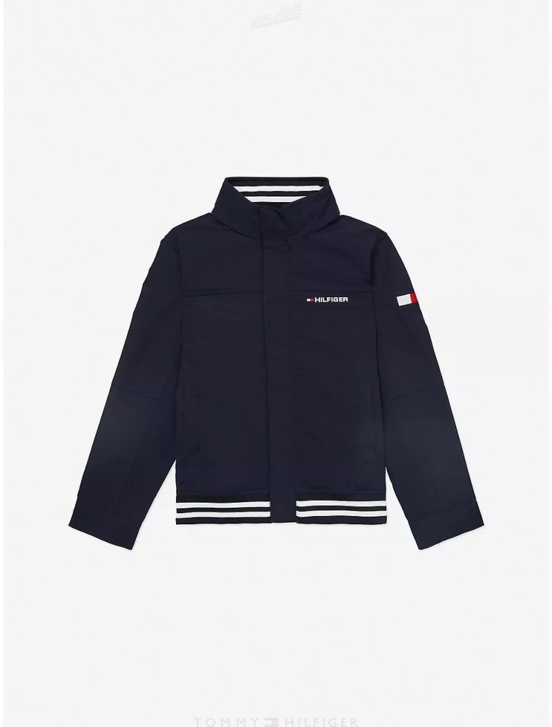 Tommy Hilfiger Regatta Jacket Jackets Sky Captain | 7346-MNXVU