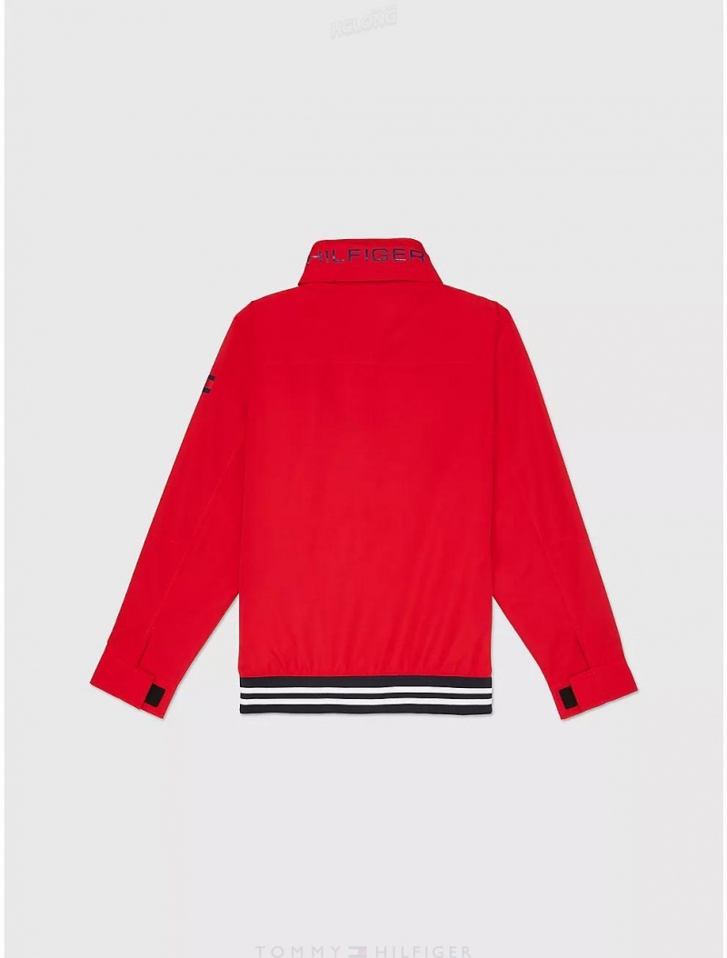 Tommy Hilfiger Regatta Jacket Jackets + Coats Primary Red | 3692-GHTQB