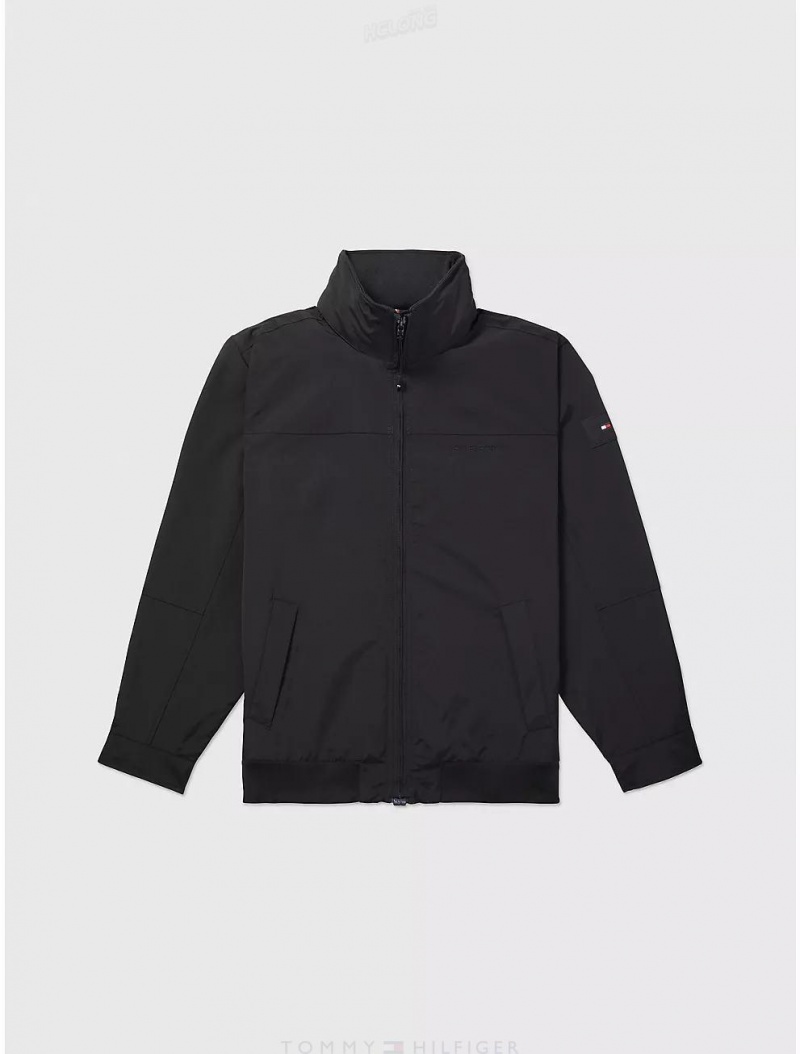 Tommy Hilfiger Regatta Windbreaker Jackets + Coats Dark Sable | 8063-ATVCB