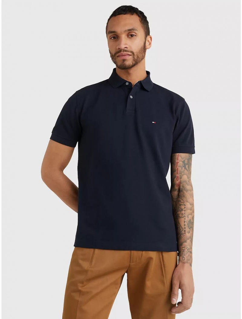 Tommy Hilfiger Regular Fit 1985 Polo Polos Desert Sky | 6974-FNHXM