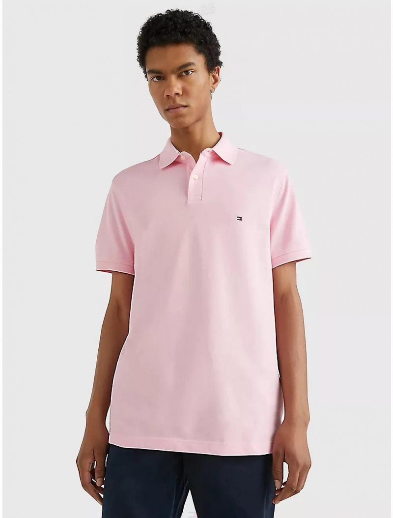 Tommy Hilfiger Regular Fit 1985 Polo Polos Light Pink | 8251-JCTDA